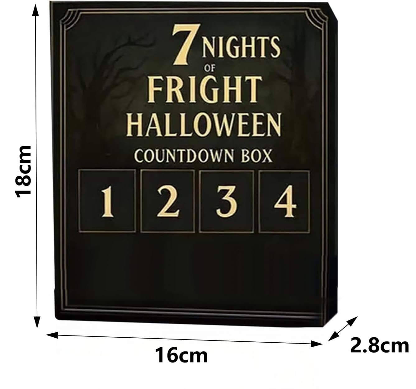 π₯π31 Nights of Fright β Halloween Countdown Box with Figurines