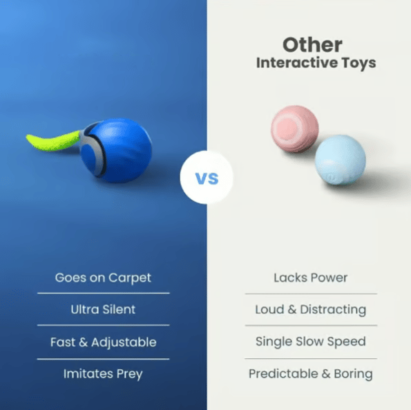 ð¥Interactive Electric Rolling Ball with Teasing Tail