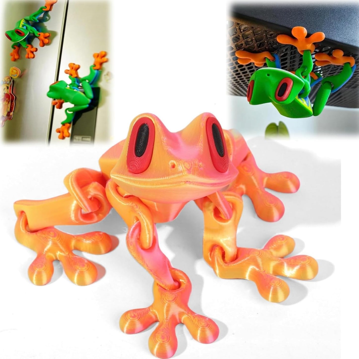 🔥3D Printed Magnet Frog Toy