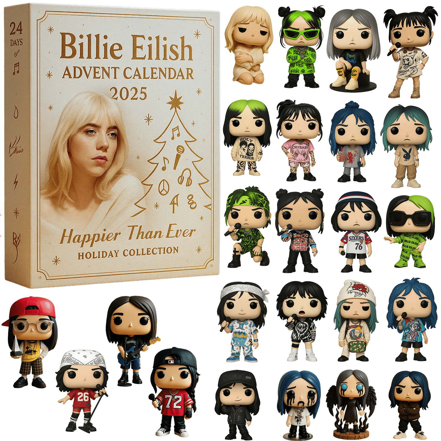 Billie Eilish Advent Calendar 2025 🎁 24 Gifts Inside!