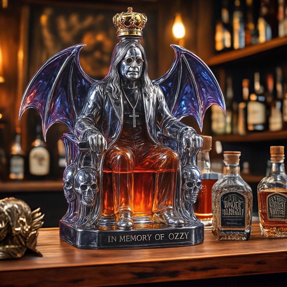 In Memory of Ozzy Whiskey bottle - Final Tour Memorial Whiskey Bottle