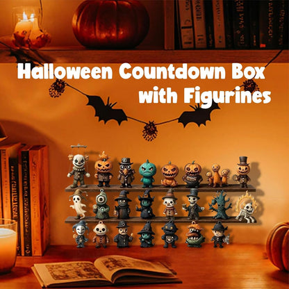🔥🎃31 Nights of Fright – Halloween Countdown Box with Figurines