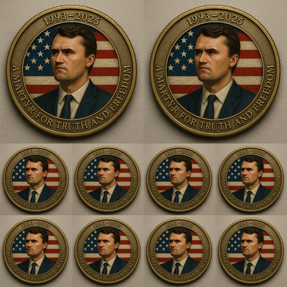 🙏60% OFF For Charlie's Fans - 🎗️🕊️Charlie Kirk Memorial Coin