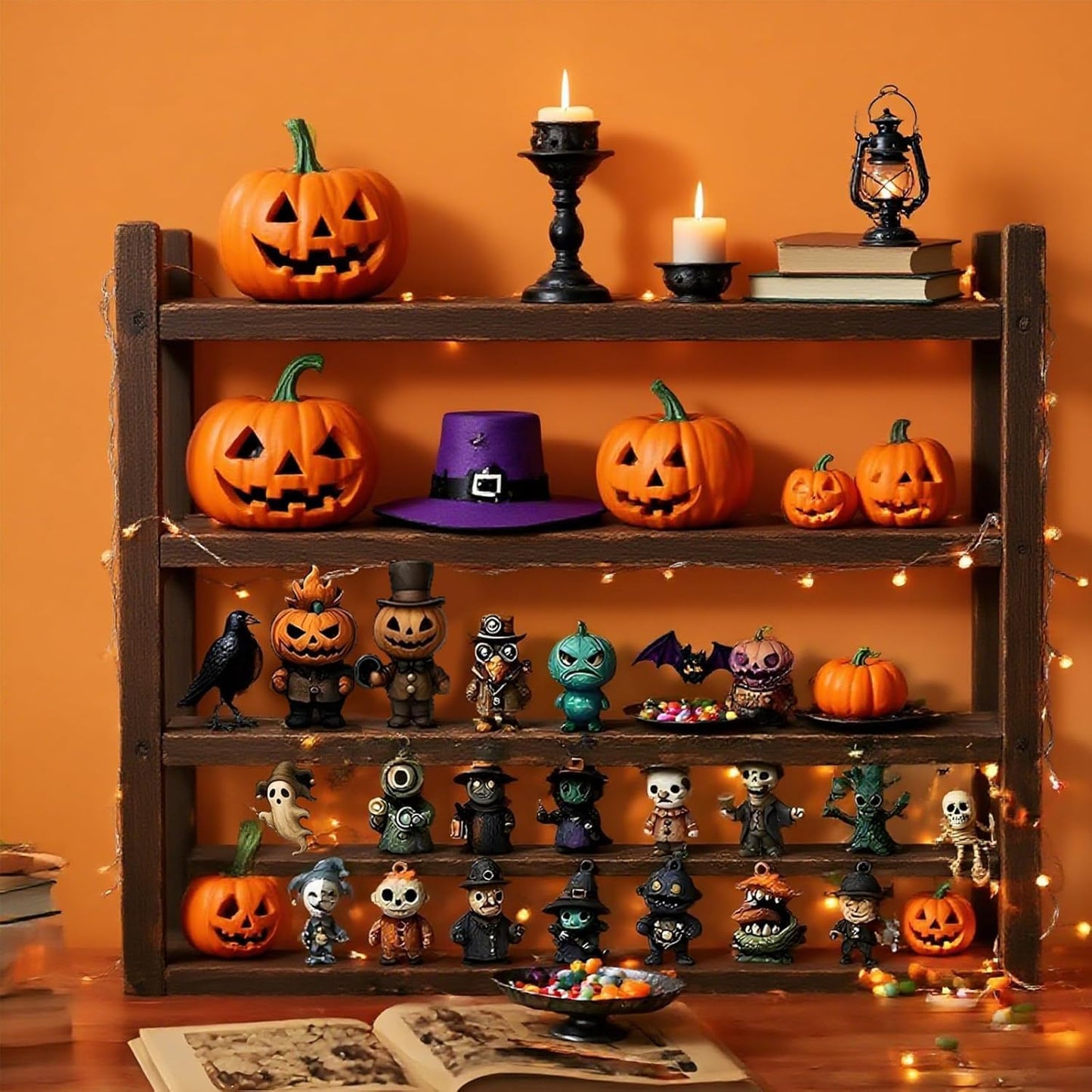 🔥🎃31 Nights of Fright – Halloween Countdown Box with Figurines