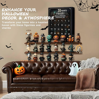 🔥🎃31 Nights of Fright – Halloween Countdown Box with Figurines