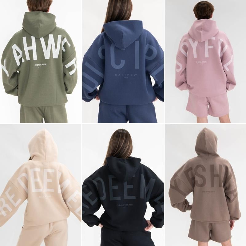 💕Hot sale💖✝ Essential Hoodie | Oversized Christian Heavyweight Faith Sweatshirt