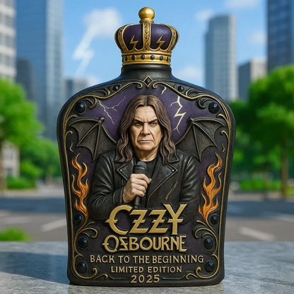 In Memory of Ozzy Whiskey bottle - Final Tour Memorial Whiskey Bottle