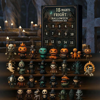 🔥🎃31 Nights of Fright – Halloween Countdown Box with Figurines
