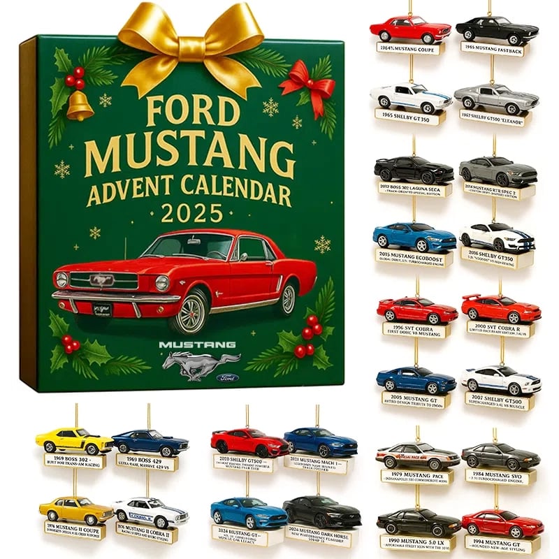 🎄Mustang + Dodge Challenger Advent Calendar 2025